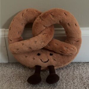 Jellycat Tan Pretzel Stuffed Animal